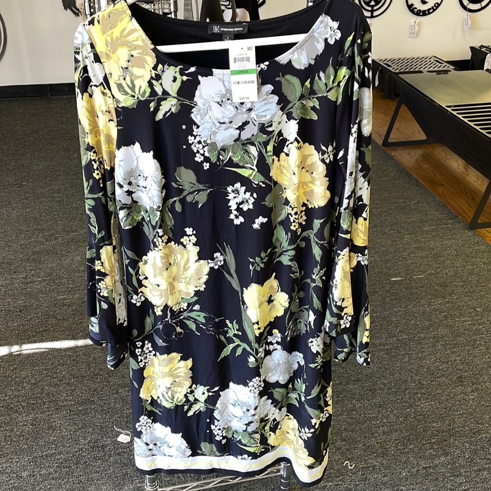 Floral print dress